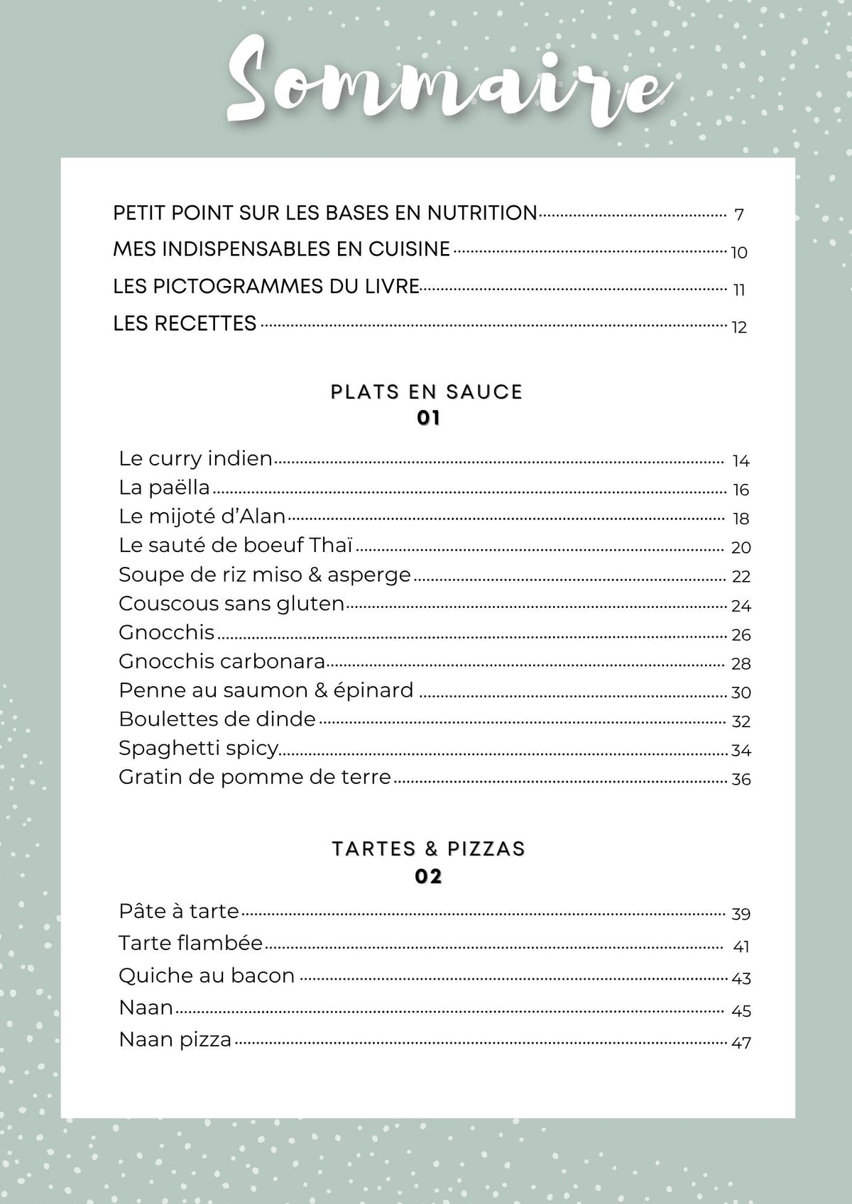 Pack recettes sans gluten et sans lait  (-16%)