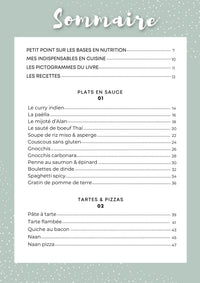 Pack recettes sans gluten et sans lait  (-16%)