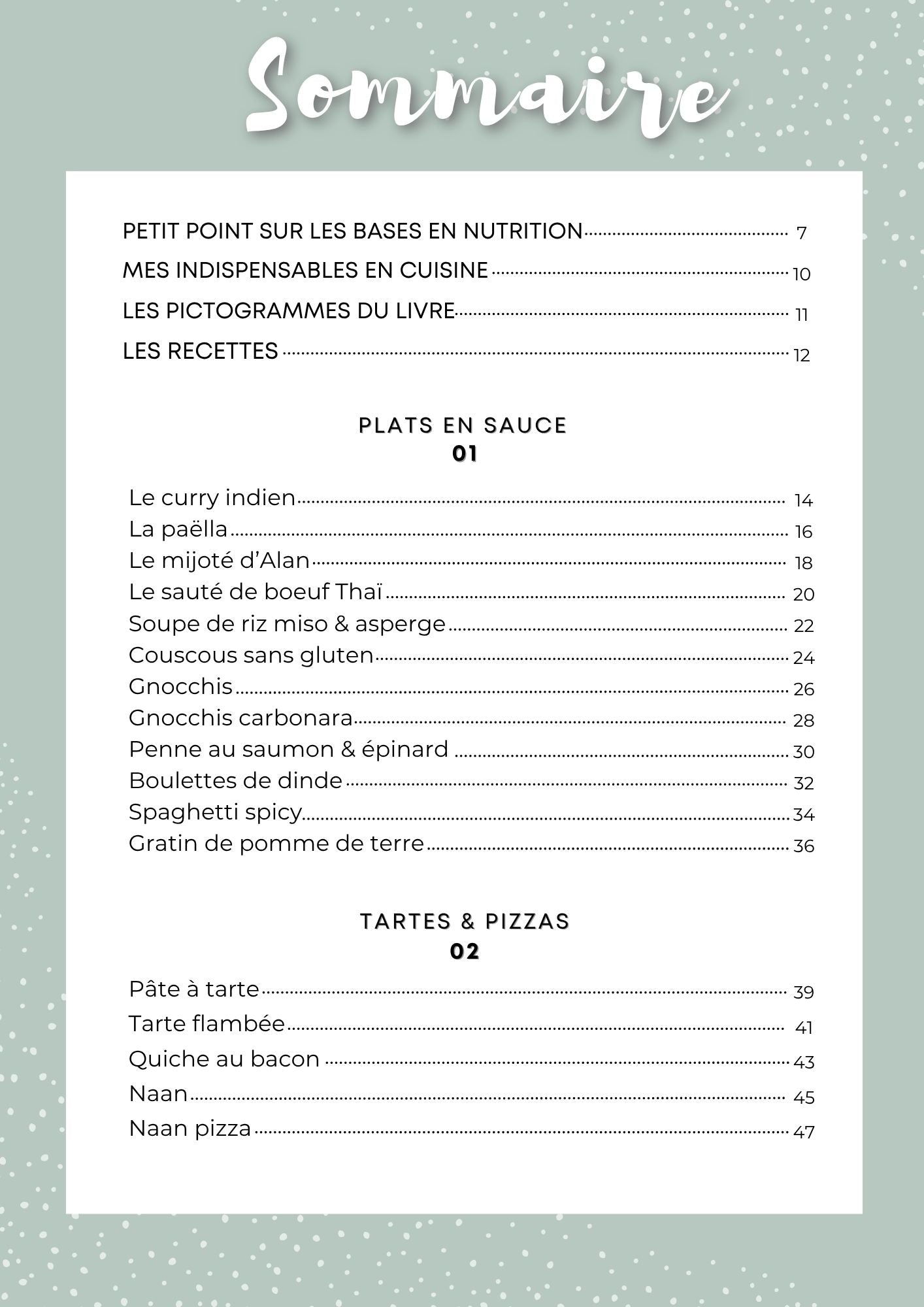 Pack recettes sans gluten et sans lait  (-16%)
