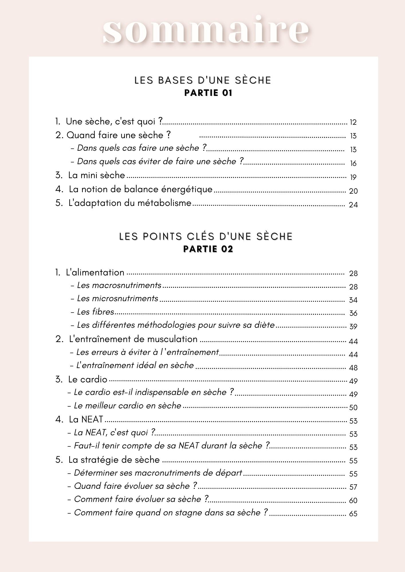 Fit & Burn - Le guide de la sèche